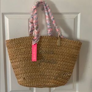 Lilly Pulitzer Playa Blanca Straw Tote